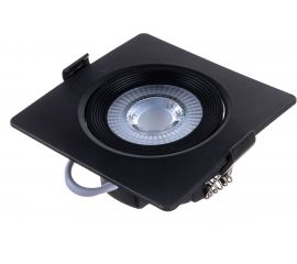 Светодиодный светильник ЭРА KL LED 21A-5 4K BK квадр поворотн. LED SMD 5W 4000K, Б0039688 