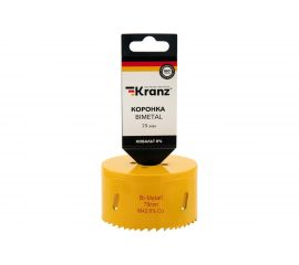 Коронка биметаллическая 79 мм KRANZ KR-92-0239 