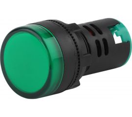 Лампа ЭРА AD22DS(LED)матрица, d=22мм, зеленый, 12В, AC/DC, 10/1000/12000 Б0045605 