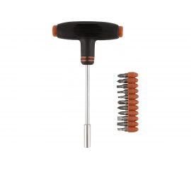 Набор бит с Т-образной ручкой Park 12 предметов 008610 