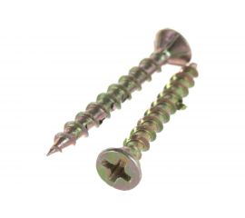 Оконный саморез Метизный двор 4,0x30 острый, желтый, 25 шт. 4690441000545 