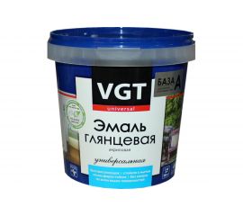 Универсальная эмаль VGT ВД АК 1179 супербелая глянц. 0,5 кг 11602220 