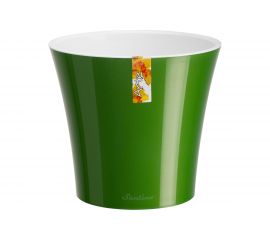 Горшок SANTINO АРТЕ 0.6 л, 11х9.7 см, зелёное золото/белый 049085 