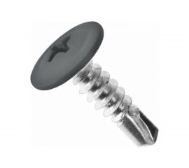 Саморез КРЕП-КОМП ПШC сверло 4,2х25 RAL7024 500шт пшс257024 