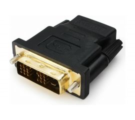 Переходник Cablexpert HDMI-DVI, 19F/19M, золотые разъемы, пакет A-HDMI-DVI-2 