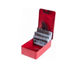 Набор метчиков и сверл KING TONY HSS-G М3-М12, 28 предметов 11328SQ 