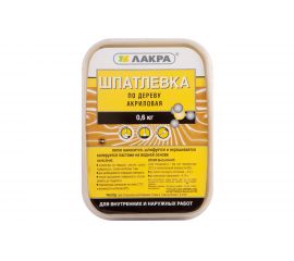 Шпатлевка по дереву Орех 1,5кг Лакра 90001110170 