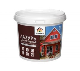 Декоративная лазурь Organa Coloured Varnish 3 кг, асфальт 106854 