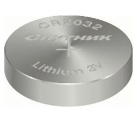 Элемент питания Спутник CR-2032 BP-5 (5/100/2000) - комплект 5 шт. LITHIUM BATTERY CR2032 