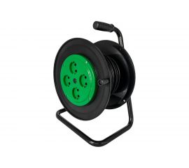 Электрический удлинитель на катушке SVET 50м/4розетки без заземления (КГ 2x1), 16А УХ-16-4-50-К КГ 2x1 EV0451-5224 