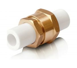 Разъемная американка Blue Ocean разборная, полипропиленовая - 32х32 PPRF/UA(W)-2-32х32 