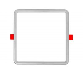 Светодиодная квадратная встраиваемая панель OGM с регулировкой, 15Вт, 1200Лм, ДБ, 175х175х24мм. LP-20 