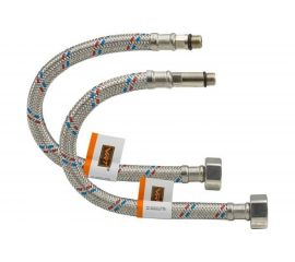 Подводка к смесителю (пара; 0.3 м; 1/2F-M10) VRT 521790 