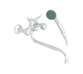 Смеситель для ванны и умывальника FRAP F2209-2 1/2 керамическая кран-букса, картриджный переключатель 512657 