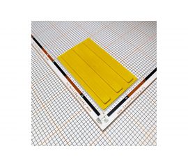 Тактильная плитка PALITRA TECHNOLOGY направление движения, зона получения услуг 10шт 