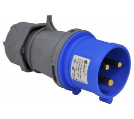 Кабельная переносная вилка TP Electric Зажимные контакты 16A, 250В, 2P+E, IP 44 3120-301-0900 