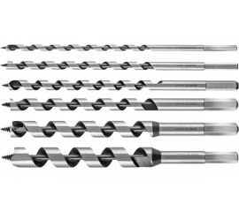 Сверла спиральные по дереву 6 шт, 230 мм VERTO 60H800 