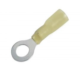 Кольцевой изолированный термоусаживаемый наконечник REXANT диам.8.4мм 4-6кв.мм желтый 08-0059 