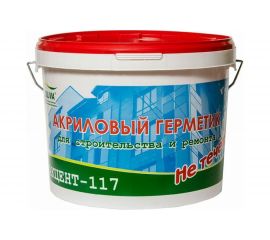 Пароизоляционный герметик Акцент 117 серый, ведро, 5л/7кг 0009129 
