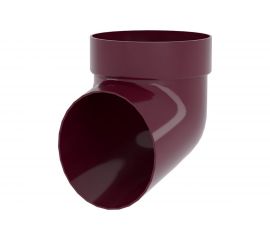 Сливное колено Grand Line ПВХ GL, бордо RAL 3005 269481 