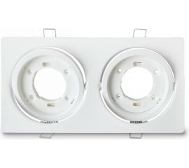 Встраиваемый поворотный двойной светильник IN HOME GX53R-2ST-W металл под GX53 230В белый 4690612021553 