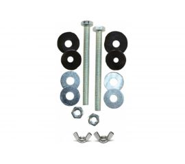 Оцинкованный крепеж бачка к унитазу Сантехкреп с барашковыми гайками 1.2.9. 