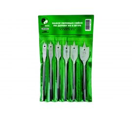 Набор сверл по дереву перовых из 6-ти штук 10-25 мм Резолюкс 60456 