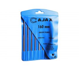 Набор из 6-ти надфилей с ручкой (L=160мм, зернистость 2) AJAX 286213931626 