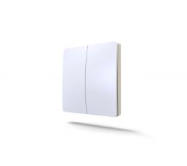 Дистанционный 2клавишный выключатель GRITT Space белый 13002 