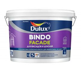 Краска DULUX BINDO FACADE для фасадов и цоколей, база BW 9л 5351675 