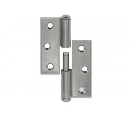 Петля VORMANN разъемная 50х40х1,5 мм, левая, нержавеющая сталь 010620050 