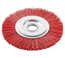 Щетка-крацовка дисковая, полимерная проволока, 125 мм GROSSMEISTER 021178001 