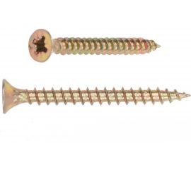 Универсальный шуруп STARFIX 5х50 мм, желтый цинк, 250 шт. SMC3-35430-250 