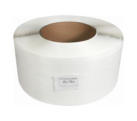 Лента Кордленд ПП, 15х0,6 мм х 2 км, 190 кгс, белый, М/ПА PP-00676 