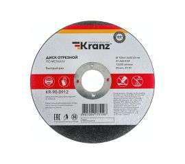 Диск отрезной по металлу 125x1.0x22.23 мм KRANZ KR-90-0912 