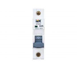 Автоматический выключатель IEK ARMAT M06N 1P C 25А AR-M06N-1-C025 