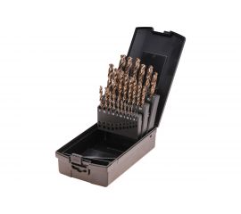 Набор сверл по металлу 1-13 мм, 25 шт, DIN338, HSSE-Co5 Terrax by Ruko A215215RO 