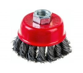 Щетка чашечная (65 мм; М14; витая 0.5 мм) для УШМ Elitech 1820.074300 