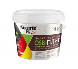 Краска-грунт для OSB плит 3в1 FARBITEX (армированная; 7 кг) 4300008011 