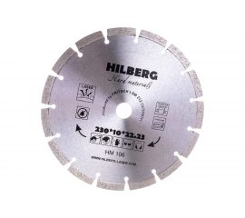 Диск алмазный отрезной сегментный Hard Materials Laser (230x22.23 мм) Hilberg HM106 