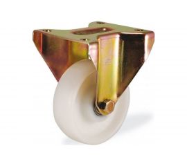 Большегрузная неповоротная колесная опора с площадкой KAMA K-4107-RPR-150 