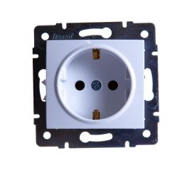 Розетка LEZARD KARINA с/ з керамика белая 707-0288-122 
