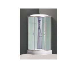 Душевая кабина Loranto CS-6691 F 90х90х215, низкий поддон 13 см, матовое стекло 4 мм 00042367 