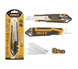 Канцелярский нож INGCO 169х100х18 мм. HKNS16538 