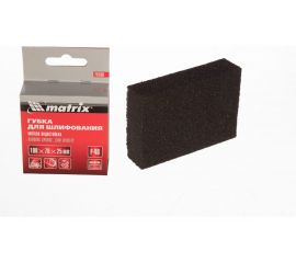Губка для шлифования (100х70х25 мм; P40; мягкая) MATRIX 75700 