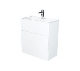 Тумба с раковиной 1Marka Mira 60П 2 дверцы, белый глянец У75328 