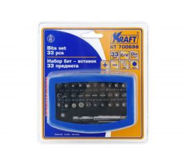 Набор бит-вставок 33 предмета KRAFT KT 700698 