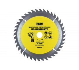 Диск пильный твердосплавный ПО ЛАМИНАТУ (180х20/16 мм; 40Z; 2.2 мм) ГРАНИТ 618040 
