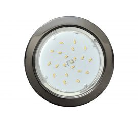 Встраиваемый светильник Ecola GX53 H4 без рефл. Черный хром 38x106 /к+/ FB53H4ECB 