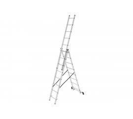 Трехсекционная лестница Новая Высота 3х8 ступеней 1230308 